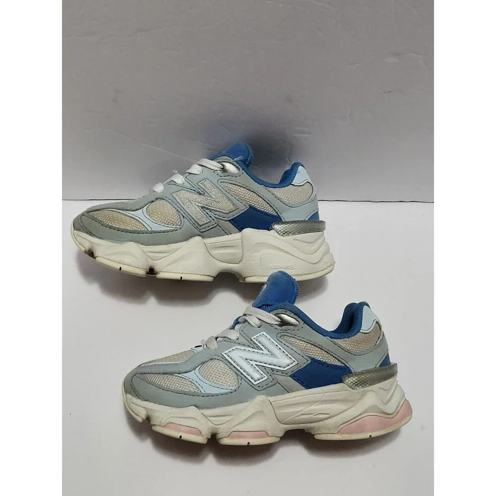 New Balance 9060 PC9060AF Unisex Kids Colorblock Low Top Sneakers US 12